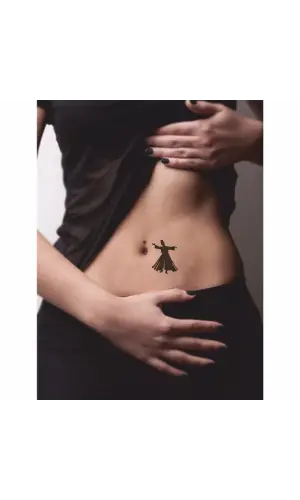 Semazen Tattoo Geçici Dövme Şablonları Kına Kalıpları