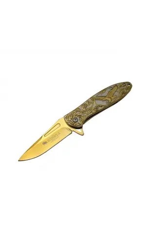 Sibirya Kartal Çakı Gold S-2053A 17,5 CM