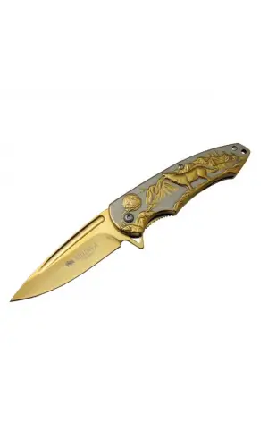 Sibirya Kurt Çakı Gold S-2065A 20 CM