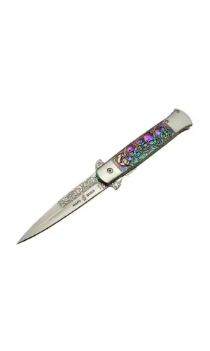 Sibirya Kuruhafa Çakı Gökkuşağı S2066X 22 CM