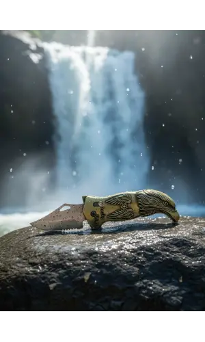 Trend Kartal Figürlü Çakı Çakmak