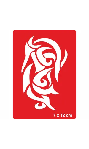 Tribal 201 Tattoo Geçici Dövme Şablonları Kına Kalıpları