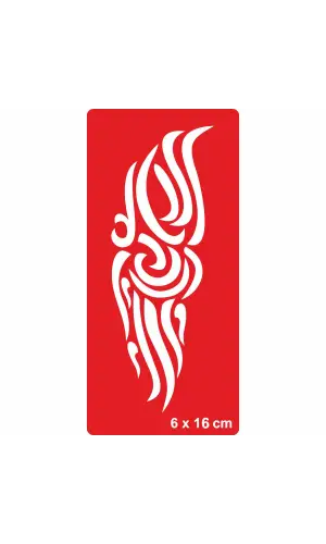 Tribal 203 Tattoo Geçici Dövme Şablonları Kına Kalıpları