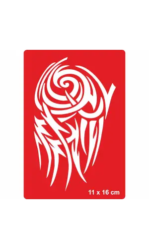 Tribal 205 Tattoo Geçici Dövme Şablonları Kına Kalıpları