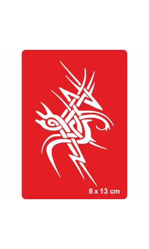 Tribal 70 Tattoo Geçici Dövme Şablonları Kına Kalıpları