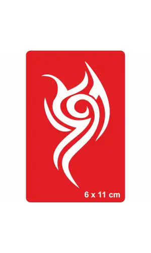 Tribal 71 Tattoo Geçici Dövme Şablonları Kına Kalıpları