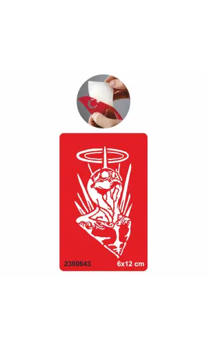 Uçan Adam Tattoo Geçici Dövme Şablonları Kına Kalıpları