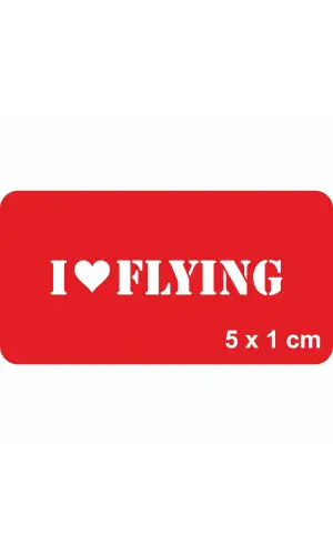 Uçmayı Seviyorum Tattoo Geçici Dövme Şablonları Kına Kalıpları