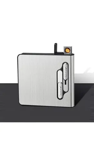 AlsepeteAvm Usb Girişli Şarjlı Kısa Tabakası Gümüş