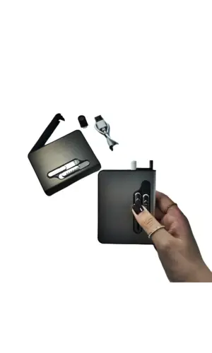 AlsepeteAvm Usb Şarjlı Kısa Çakmaklı Tabaka