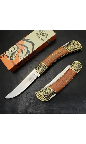 Welder İşlemeli Manuel Kamp Çakısı