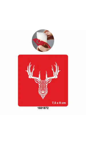 Yaban Hayat Geyik  Tattoo Geçici Dövme Şablonları Kına Kalıpları