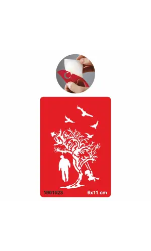 Yaşam Ve Ölüm Ağaç Tattoo Geçici Dövme Şablonları Kına Kalıpları