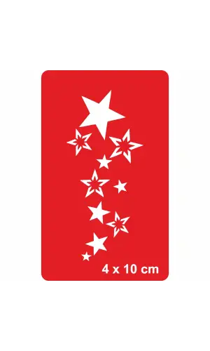 Yıldız Kümesi Tattoo Geçici Dövme Şablonları Kına Kalıpları