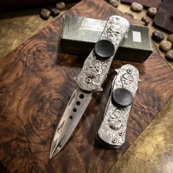 Kuru Kafa Desenli Stres Çarkı Çakı