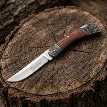 Knivox Columbia Company A1050-A İşlemeli Kamp Çakısı