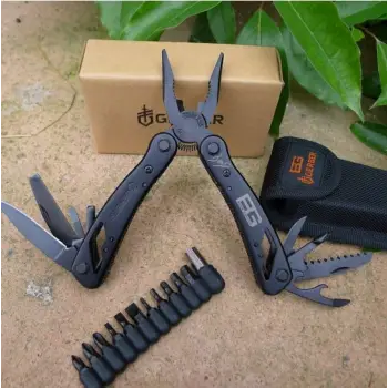 Knivox Gerber SA-80 Siyah Taktik Çok Amaçlı Pense ve Tornavida Seti (Kılıflı)