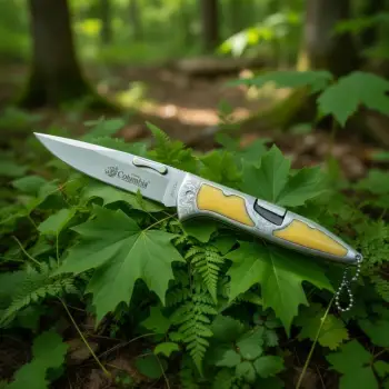 Knivox Columbia Company A3123-D İşlemeli Manuel Kamp Çakısı
