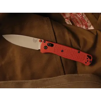 Knivox Benchmade Bugout Survival 530V Red Kamp Çakısı