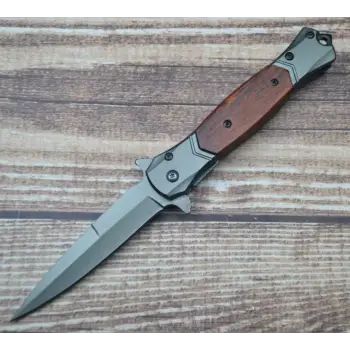 Knivox Browning FA52 Ahşap Auto Kamp Çakısı