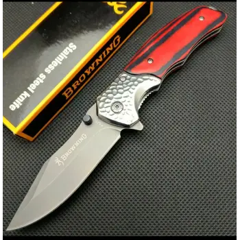 Knivox Browning FA70 Ahşap Kabze Kamp Çakısı