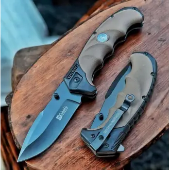 Knivox Columbia Company Fst-4007-B Soft Kabze Kamp Çakısı