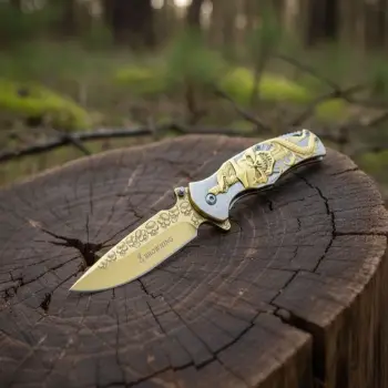 Knivox Browning Gold Kuru Kafa Kamp Çakısı
