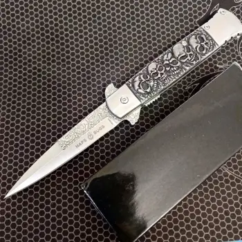 Knivox Browning Hops Kuru Kafa Desenli Kamp Çakısı