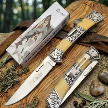 Knivox Columbia Company İşlemeli A3159C Kamp Çaksı