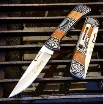 Knivox Columbia Company İşlemeli A3159D Kamp Çaksı