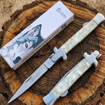 Knivox Columbia Company K032A Sedef Kabze Manuel Kamp Çakısı