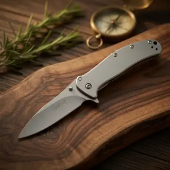 Knivox Kershaw 1730SS Zing SS EDC Çakı: RJ Martin İmzalı Tam Paslanmaz Çelik Gövde