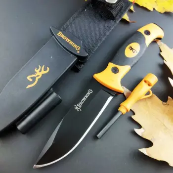 Knivox Browning Magneyum Çubuklu Avcı Bıçağı