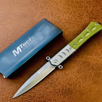 Knivox Mtech Mt-3002-A Haki Auto Kamp Çakısı