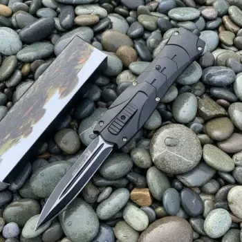 Knivox Benchmade Siyah İçten Çıkmalı Auto Kamp Çakısı