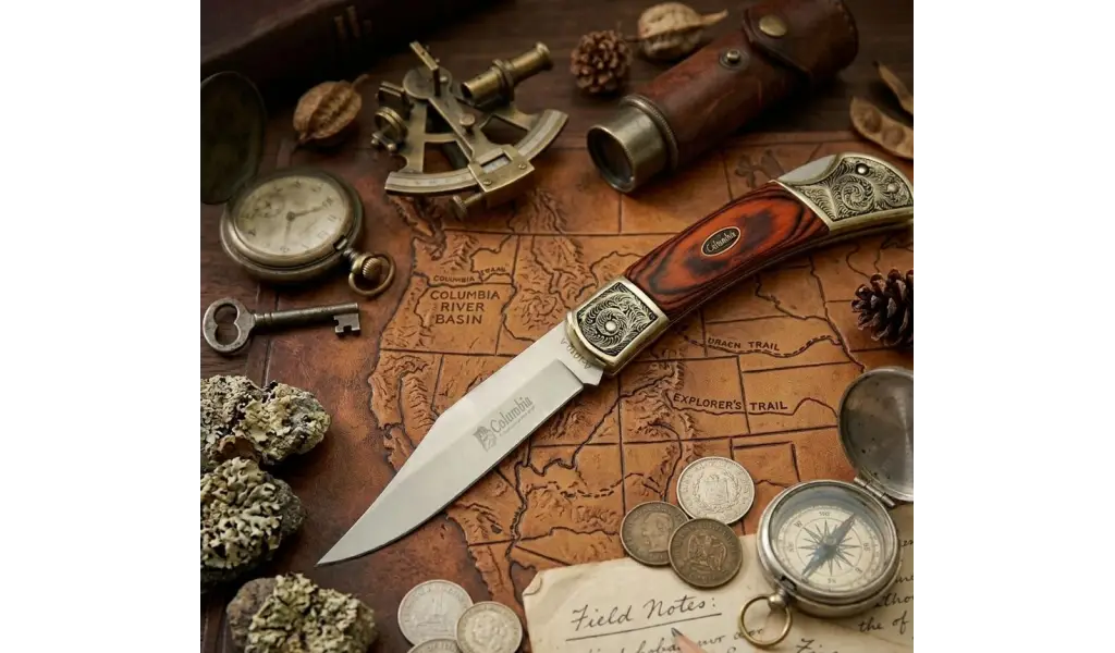 Columbia Company İşlemeli Çakılar: Sanat ve Gücü Yanınızda Taşıyın | Knivox