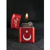 Türk Bayraklı Kırmızı Gazlı Çakmak