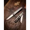 Knivox Browning Profesyonel Tanto Namlu D2 Çelik Çakı - Ultra İnce Tasarım