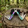 Knivox Alaska 325 Outdoor Kamp ve Hayatta Kalma Pensesi - Gökkuşağı Serisi Paslanmaz Çok Amaçlı El Aleti