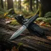 Knivox Halmak Salur N690 Tactical Black Avcı Bıçağı