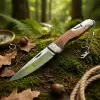 Knivox Columbia Company A3946-C Ahşap Kabze Manuel Kamp Çakısı