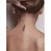 Kadın Kanji Tattoo Geçici Dövme Şablonları Kına Kalıpları