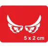Kelebek Kanatları-2 Tattoo Geçici Dövme Şablonları Kına Kalıpları