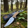 Knivox A3390-B Fixed Blade Brown Auto Kamp Çakısı