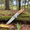 Knivox DA334 Ahşap Kabze Survival Auto Kamp Çakısı