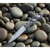 Knivox F-815 Geyik İşlemeli Manuel Kamp Çakısı