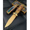Knivox Gold Desenli Kamp Çakısı