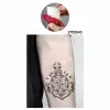 Saat Pusula Dümen Çapa  Tattoo Geçici Dövme Şablonları Kına Kalıpları