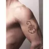 Tribal Akrep Tattoo Geçici Dövme Şablonları Kına Kalıpları