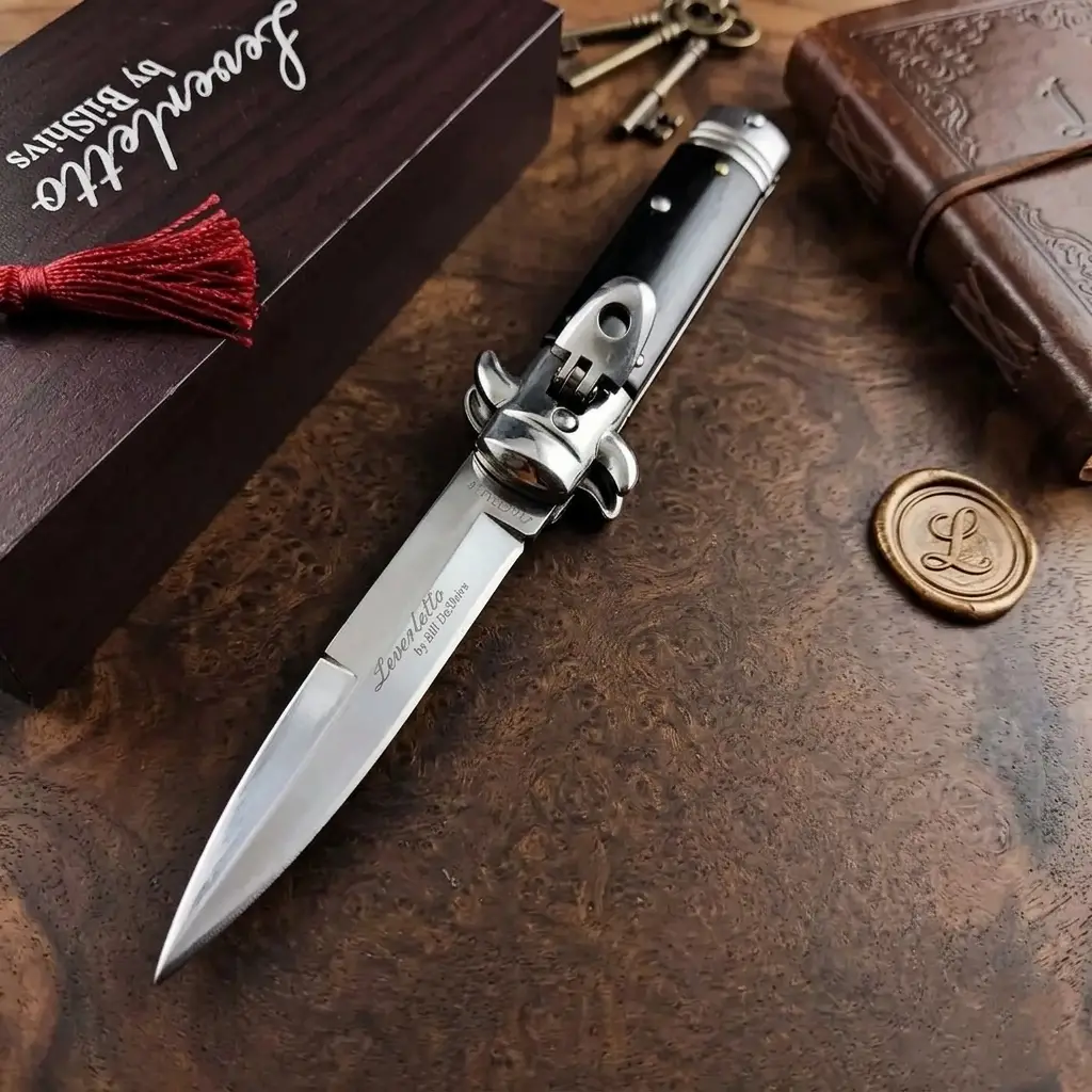 AKC Levetto İtalyan Stiletto Kamp Çakısı
